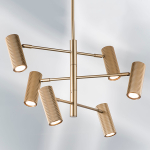 718263 Люстра ROMA 6х28W GU10 (led) ШАМПАНЬ