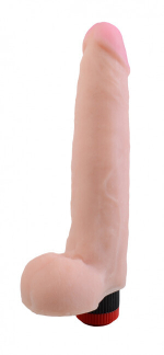 Крупный вибратор Android V 8.7''(вторая кожа) (Цвет: телесный)