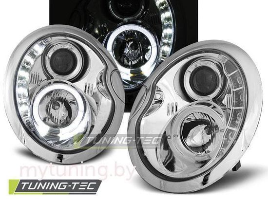 Передние фары daylight chrome для Mini Cooper R50 / R53
