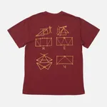 Футболка SS21 Outdoor Бордовая