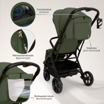 Прогулочная коляска Sweet Baby Aura Plus Green Forest