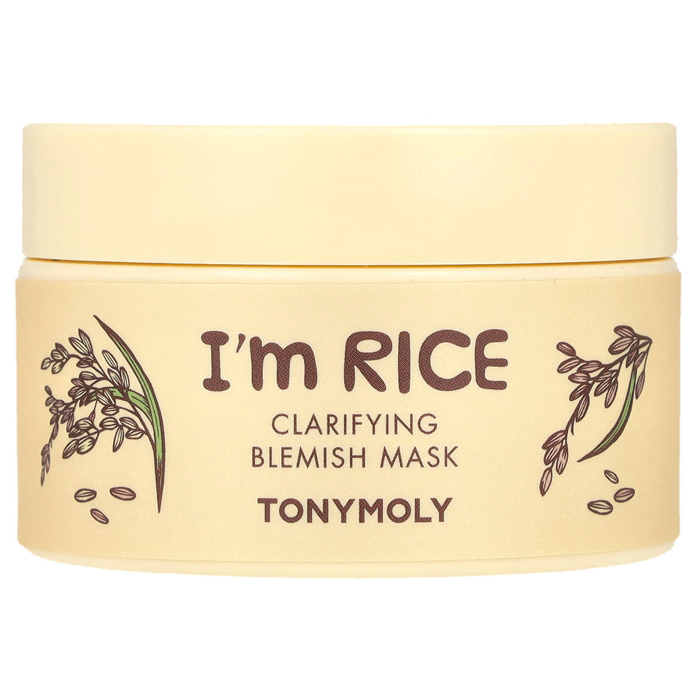 TonyMoly, I'm Rice, очищающая маска от пятен, 100 мл (3,38 жидк. унц.)