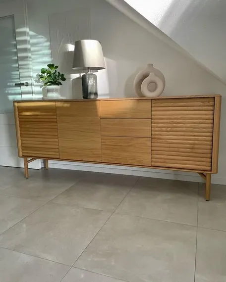 Сервант Lenon 200x86 см, дуб