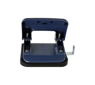 Дырокол 30л. KW-trio металл, синий, с линейкой 0916BLU