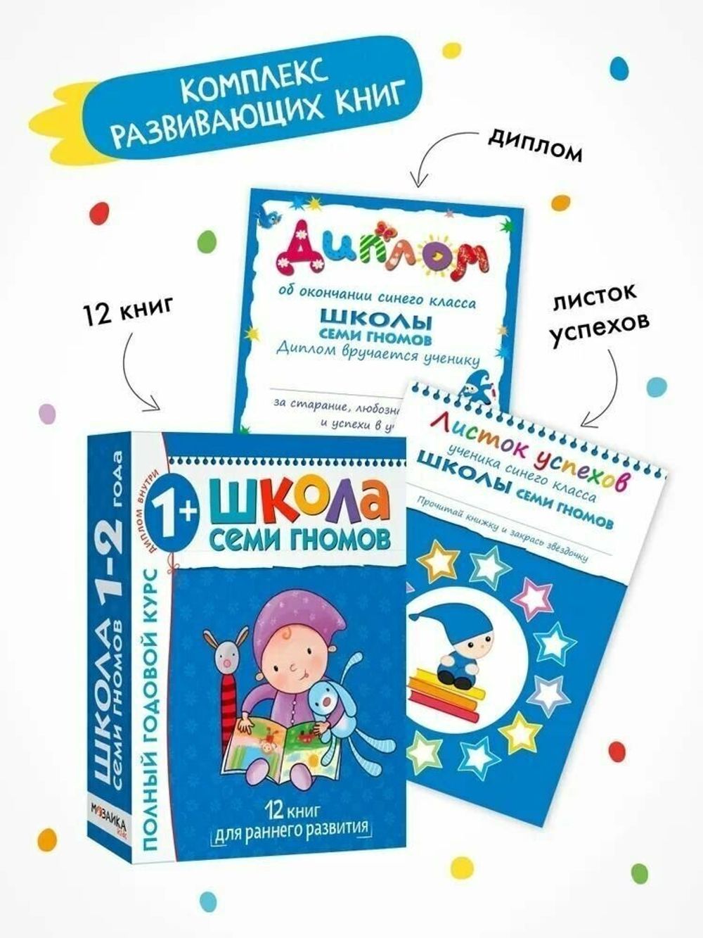 Комплект "Школа Семи Гномов 1+", Денисова Д., МС00474