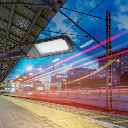 Уличный светильник ЭРА SPP-504-0-50K-050 50Вт 5000лм 5000К IP65 КСС Д DOB SMD 48мм | Уличные консольные светильники