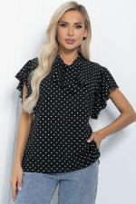 Блуза Челси (черная) Б11494 LT Collection