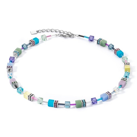 Колье Coeur de Lion Multicolour Pastel Silver 2838/10-1580