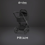 Коляска 3 в 1 Cybex Priam IV Matt Black complete и автокресло Cloud T i-Size Cozy Beige Plus Sepia Black