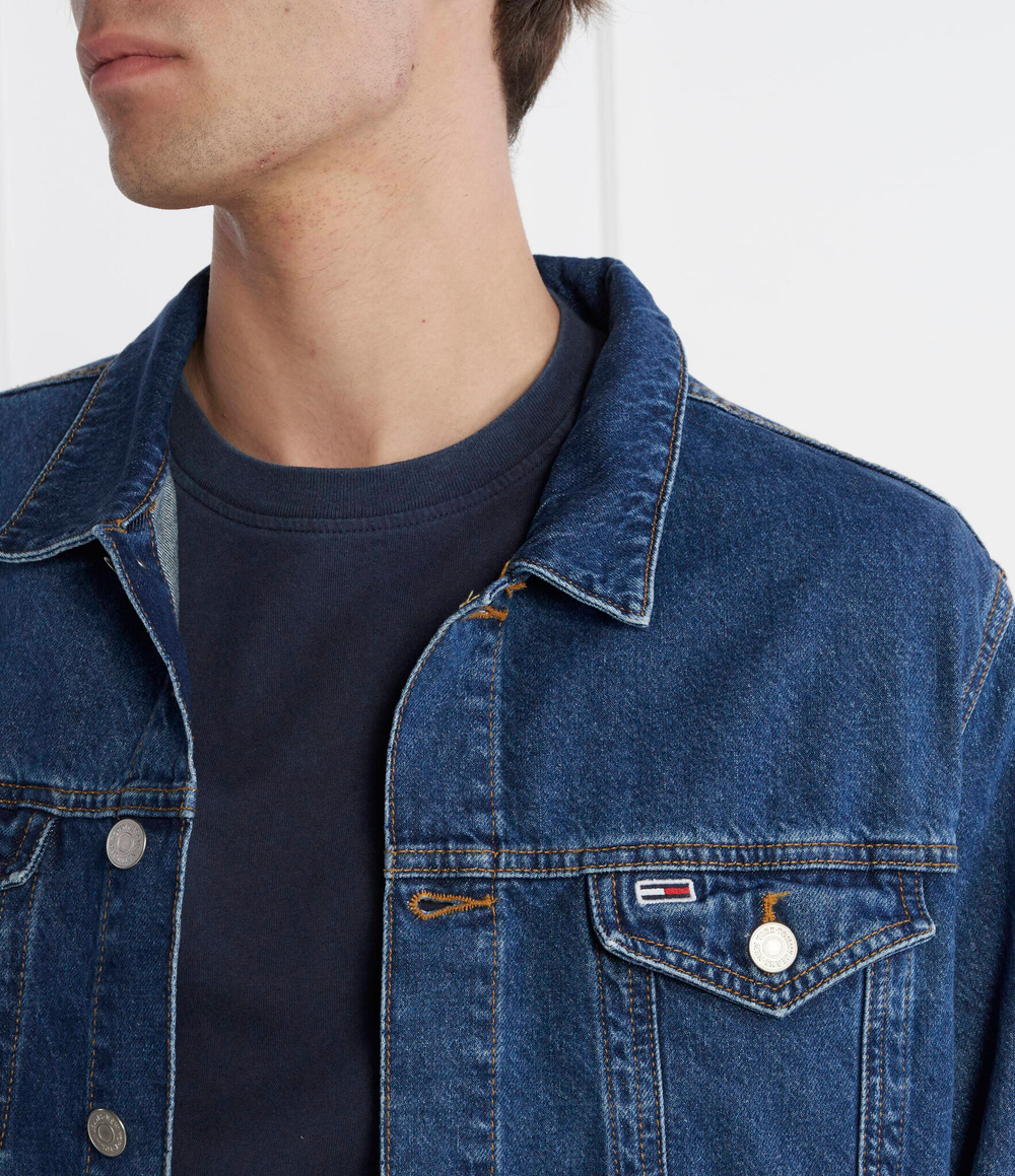 Джинсовая куртка Tommy Jeans - голубой(DM0DM17472)