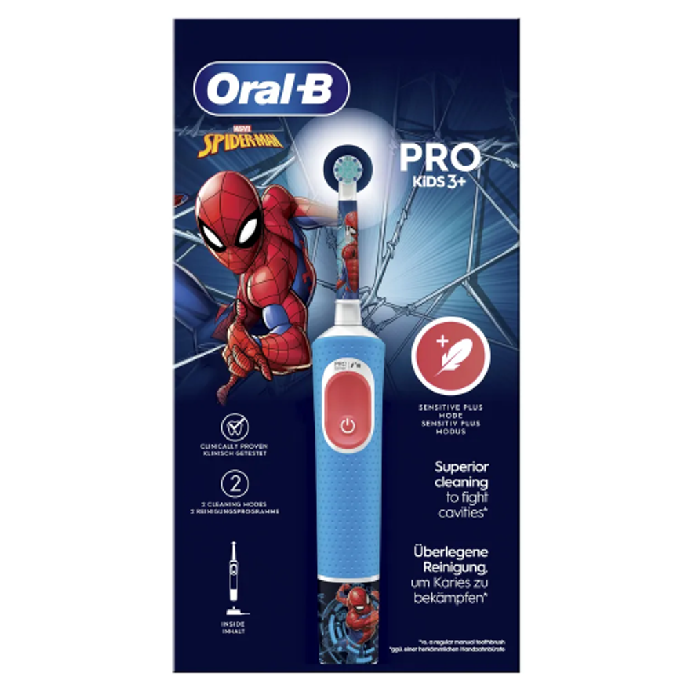 Зубная щетка детская Braun Oral-B Vitality Kids D103.413.2K Spiderman