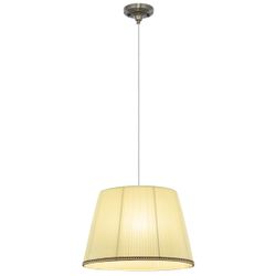 Citilux Вена CL402033 Подвесной светильник бронза с кремовым абажуром