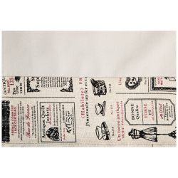 ДОРОЖКА "МИНИ.БОН АППЕТИТ",70Х30СМ,100%ХЛОПОК, БЕЖ