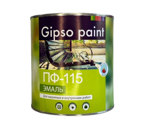 ЭМАЛЬ ПФ-115 GIPSO PAINT ШОКОЛАД 0,8 КГ