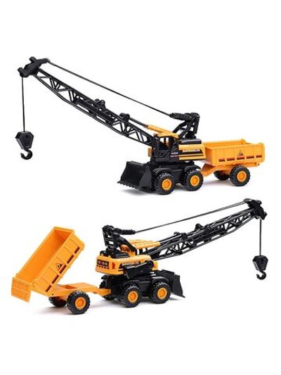 Игрушка Машина Кран с ковшом и прицепом. инерционная ( BHX903)