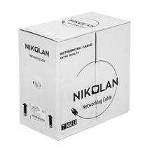 Витая пара NIKOLAN UTP cat.5e 4pair 4*2*0.50 100%Cu LSZH (внутренний)