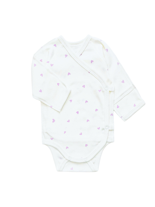 Боди-кимоно Сердечки lavender (56,62)