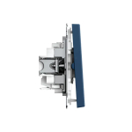 ARTGALLERY 2-клавишный ВЫКЛЮЧАТЕЛЬ, 10АХ, механизм, быстрозажим. клем., АКВАМАРИН