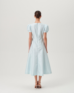 Платье Pavlova (Павлова) ШШ, с выш., c рук., голубое