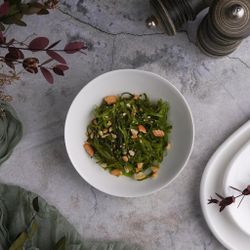 Салатник 125 мл 13,8*13,2 см h6,4/2,5 см скошенный белый фарфор NEW P.L. Proff Cuisine [6]