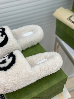Gucci Wool Slide Sandal