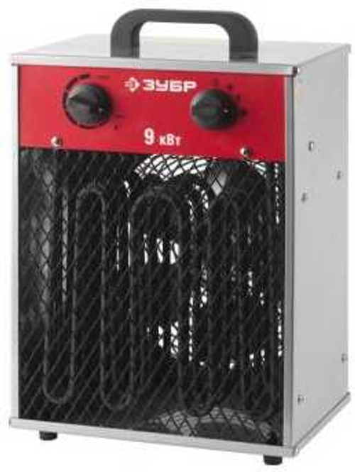 Пушка электрическая тепловая ЗУБР 9kW, ЗТПЭ-9.0-Ф