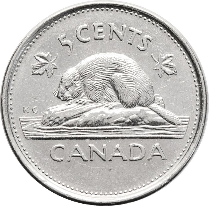 5 центов 2002 Канада «50 лет правлению Королевы»