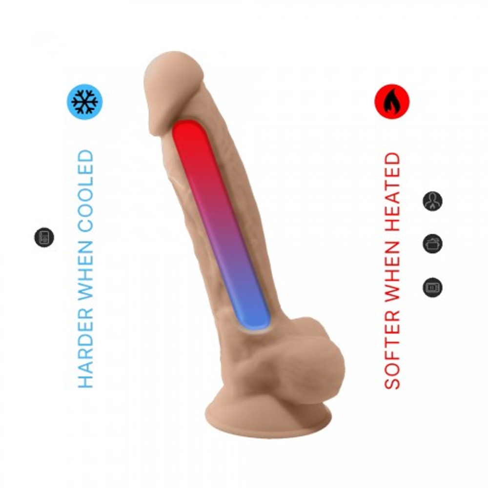 Реалистичный фаллоимитатор с вибрацией и пультом ДУ Model 1 от SILEXD (20* 4,3 см)