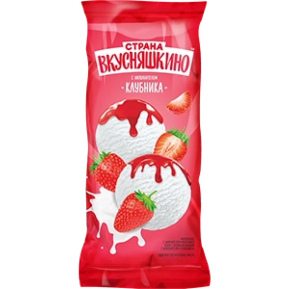 Мороженое Страна вкусняшкино Клубника 50 гр