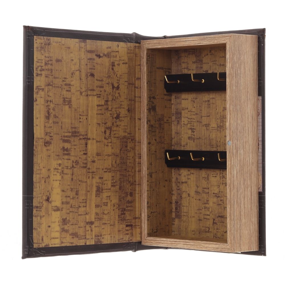 GAEM Ключница с зеркальным элементом, L16 W5 H24 см