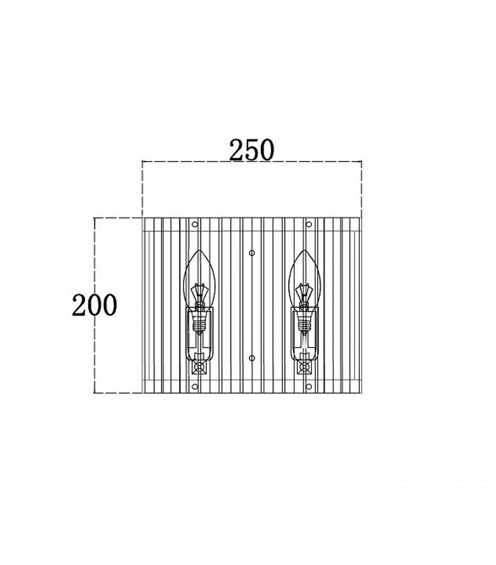 Накладной светильник Maytoni Solar MOD087WL-02G