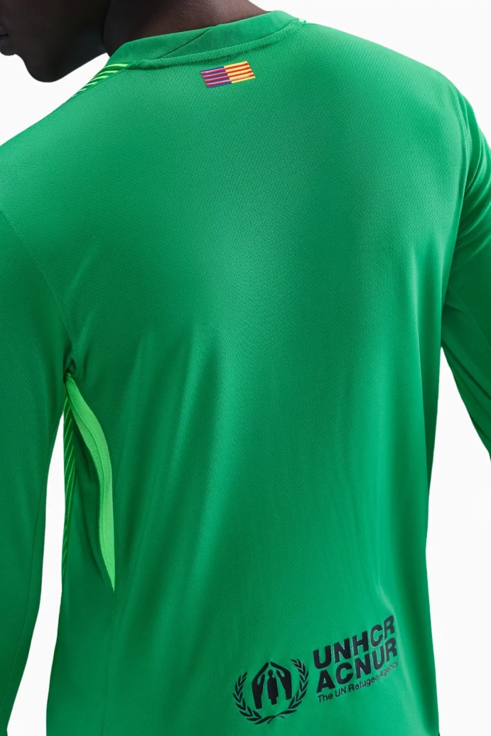 Футболка с длинными рукавами Nike FC Barcelona 25/26 Goalkeeper Stadium - зеленый