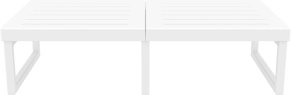 Комплект пластиковой мебели Siesta Contract Mykonos XL, белый, черный