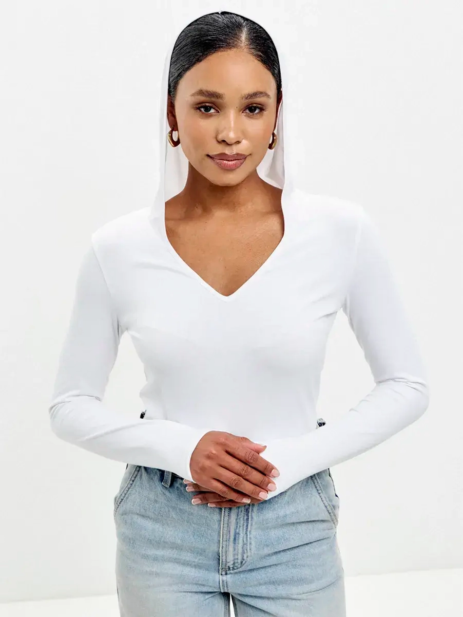 Лонгслив с капюшоном