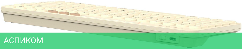 Клавиатура A4Tech Fstyler FBK36C AS бежевый (FBK36C AS)