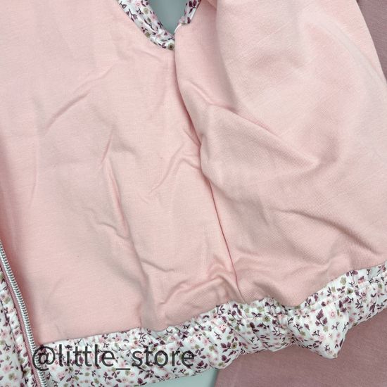 Комплект утепленный "Цветочная свежесть" розовый/пудра