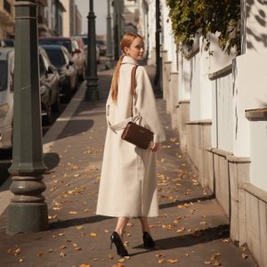 Сумка Emilie из кожи теленка, цвета шоколад