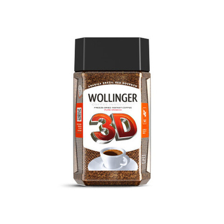 Кофе WOLLINGER 3D  95гр пакет крист