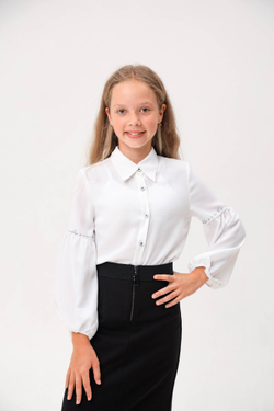 Блуза с длинным рукавом для девочки DELORAS C63202