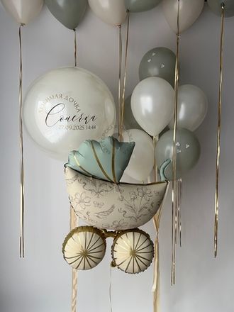 Наборы шаров на выписку для девочки