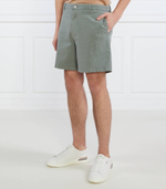 Льняное шорты Karlos BOSS BLACK - хаки(50490563)