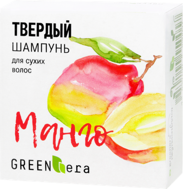 Green Era Твёрдый шампунь Манго, 55 г