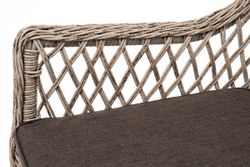 "Эспрессо-80 L" обеденная группа плетеная, цвет бежевый