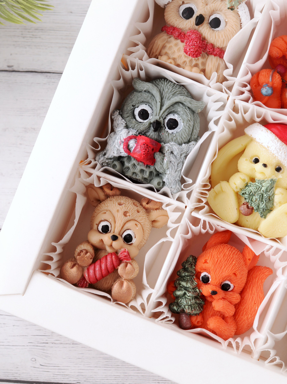 Сладкий новогодний подарок "Новогодняя сказка" #1 / Конфеты ручной работы