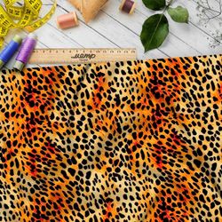 Ткань премиум флис принт звериной шкуры