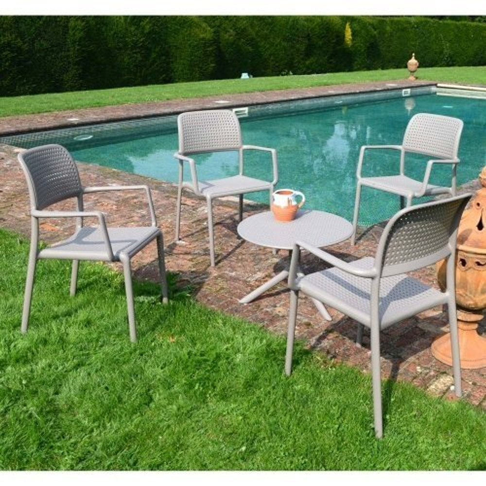 Комплект пластиковой мебели Nardi Step Bora, тортора