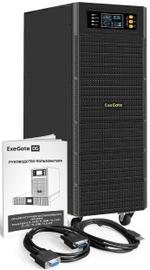 Источник бесперебойного питания  Exegate PowerExpert TL-575-10kVA.240V.LCD.AVR.T.USB.RS232.SNMP