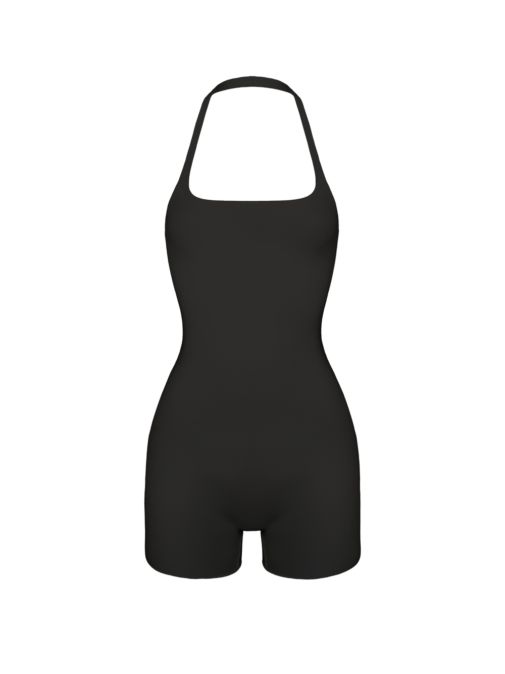 black halter overall