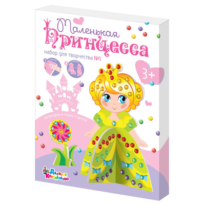 Набор для творчества из страз 3D "Принцесса 1" 01702
