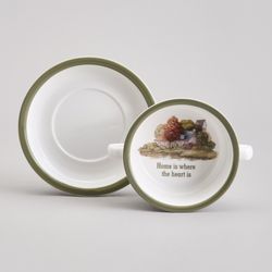 БУЛЬОННИЦА С БЛЮДЦЕМ LEFARD "FAMILY HOUSE" 250 МЛ 15*6 СМ (КОР=16НАБ.)